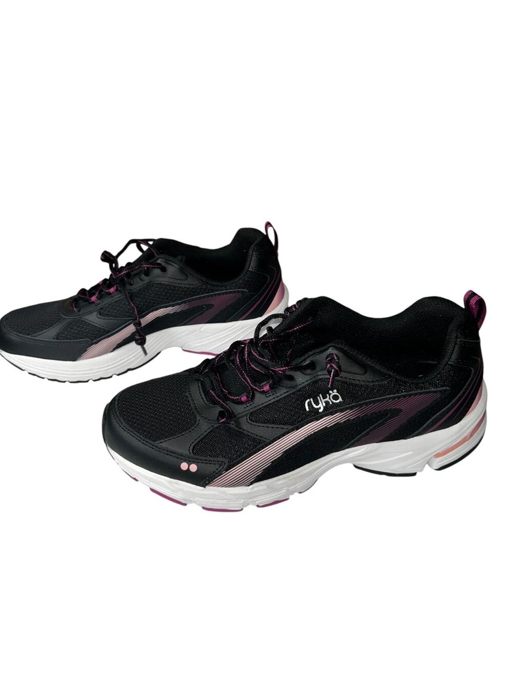 Ryka Impress Athletic Sneakers Women’s 11W Black Pink Wide Width New no tags - Picture 2 of 10